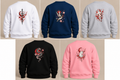 Sweat  personnalisé - Grande broderie dos